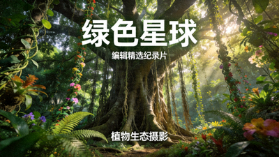 编辑精选纪录片《绿色星球》植物生态摄影